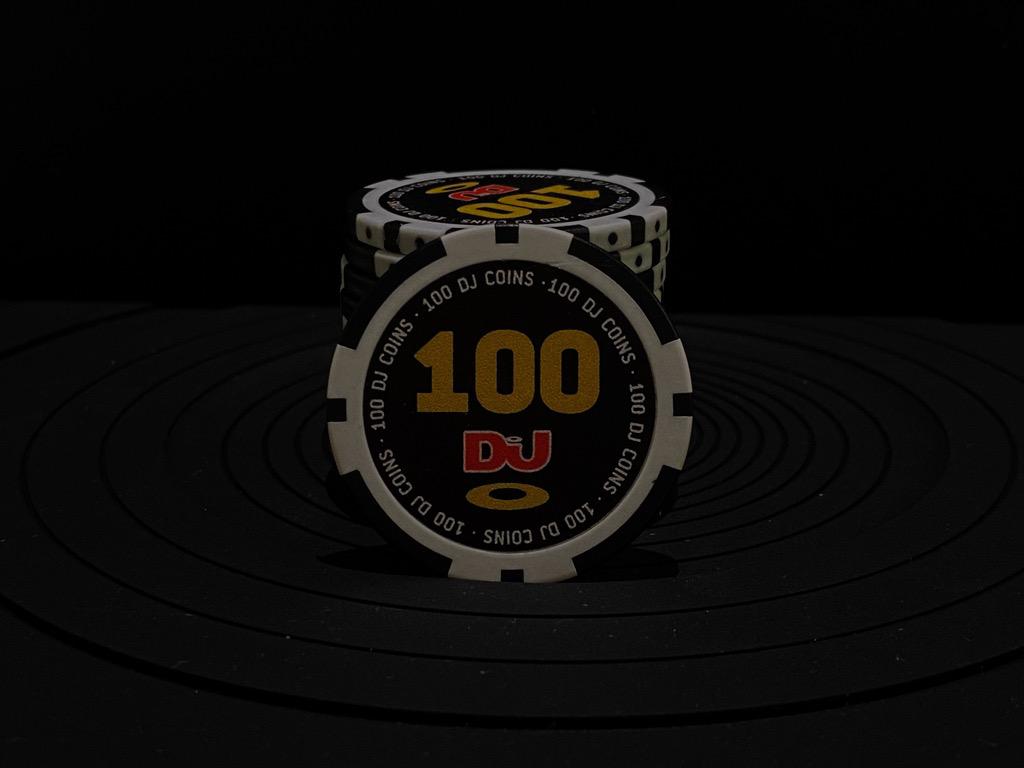 DJCoin Poker Chip 100
